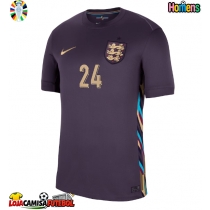 Camisa de Futebol Inglaterra Cole Palmer #24 Equipamento Secundário Europeu 2024 Manga Curta